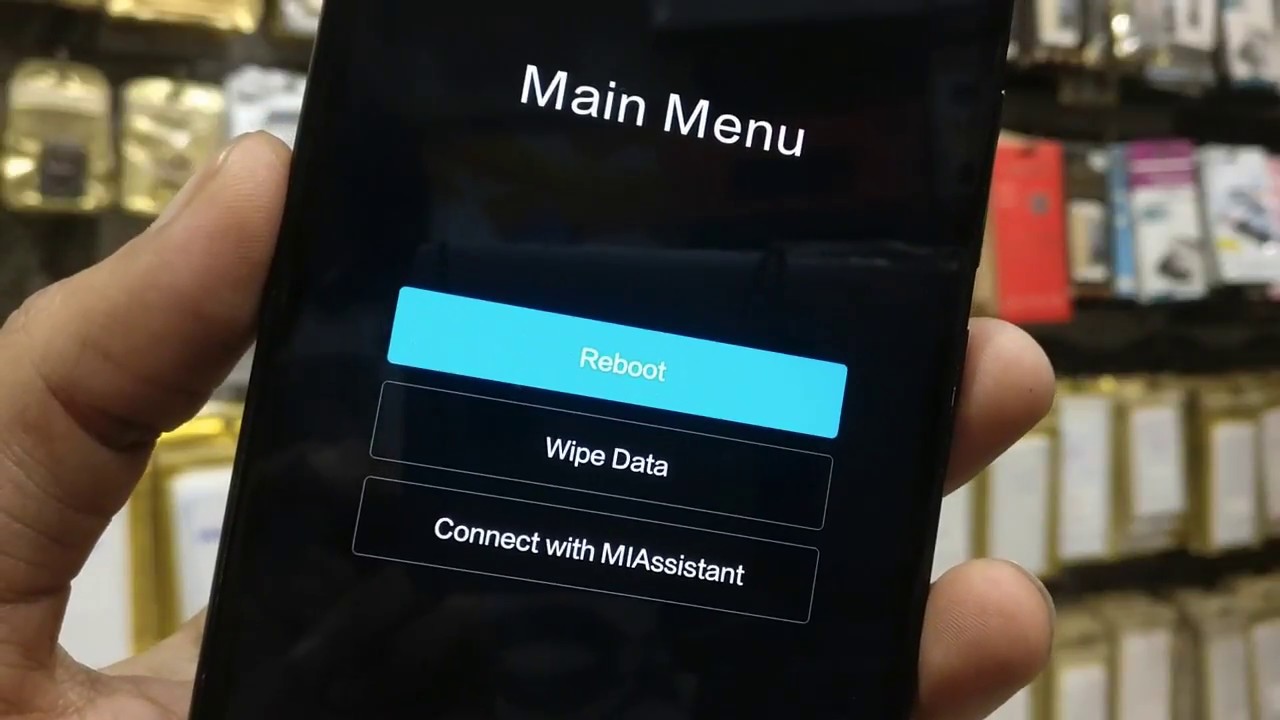 Xiaomi mi recovery menu